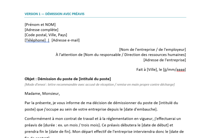 modele-lettre-de-demission-word-gratuit modele-lettre-de-demission-word-gratuit